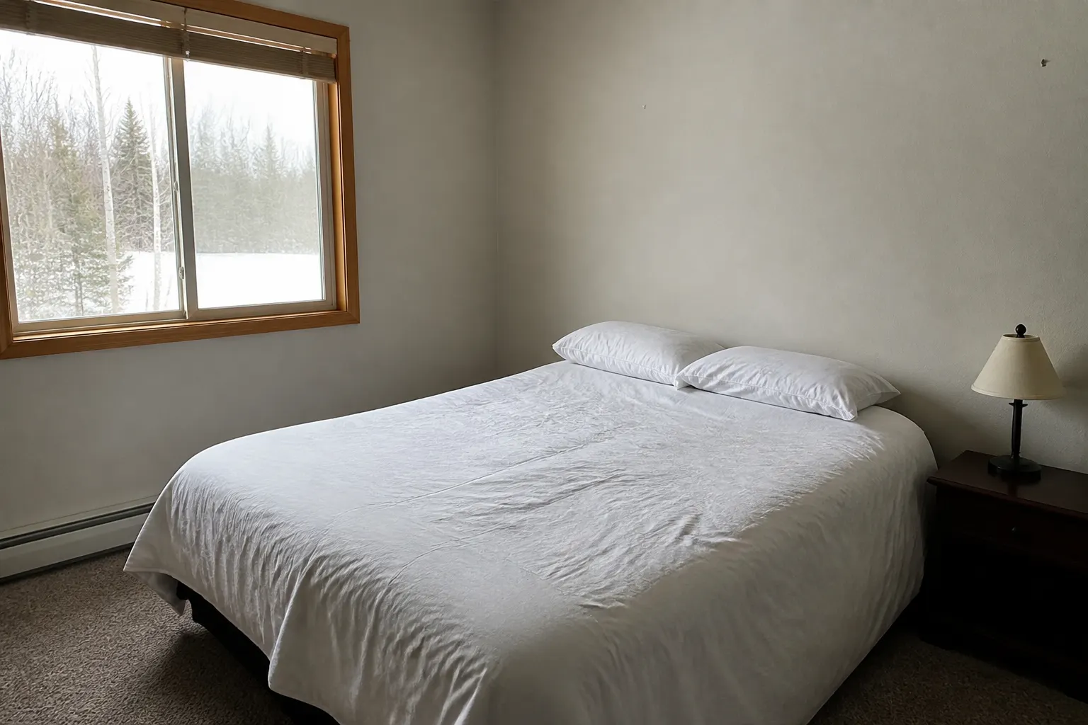 Guest bed remade after host cleaning in Anchorage