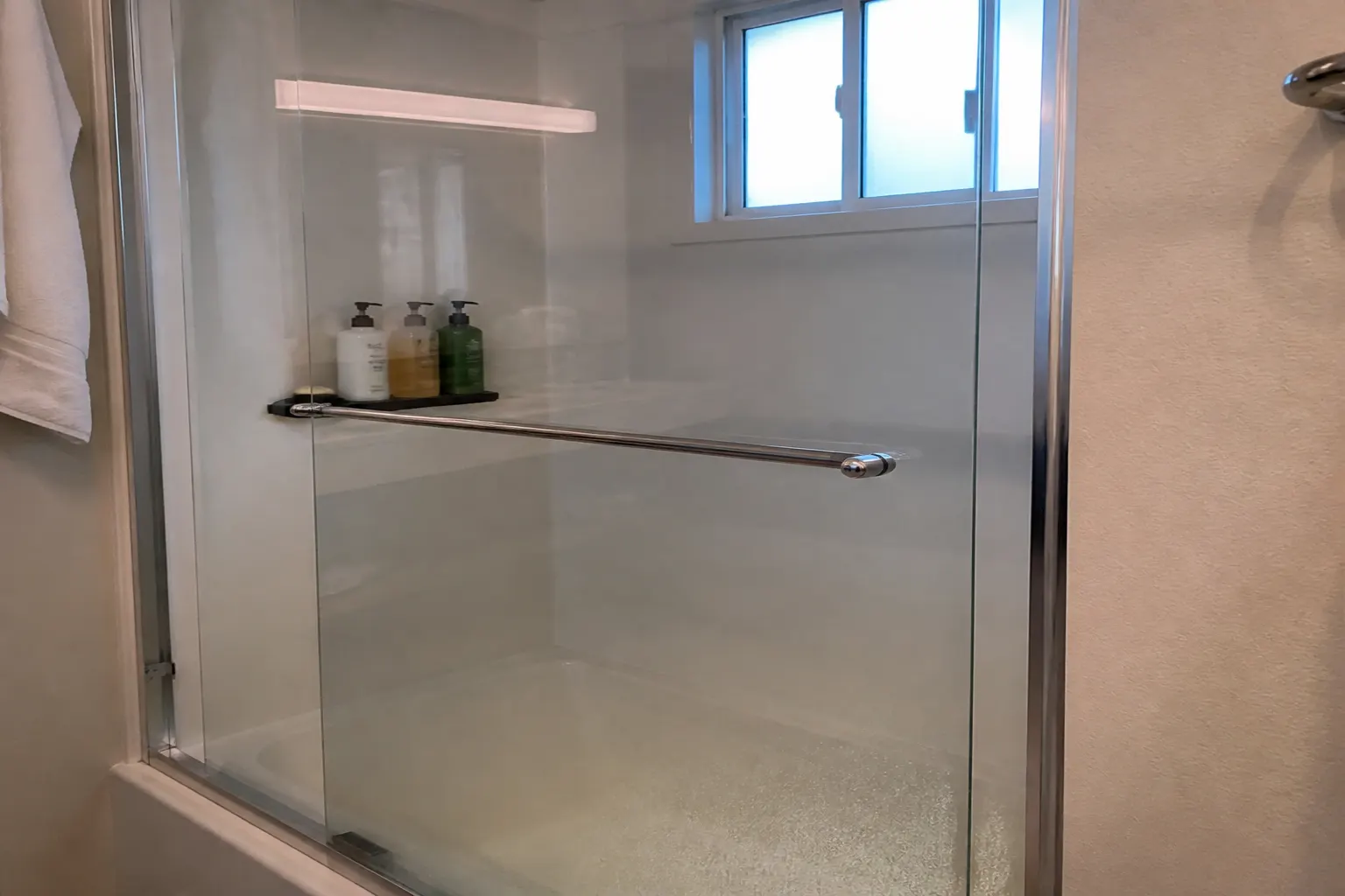 Bathroom reset during host cleaning in Anchorage