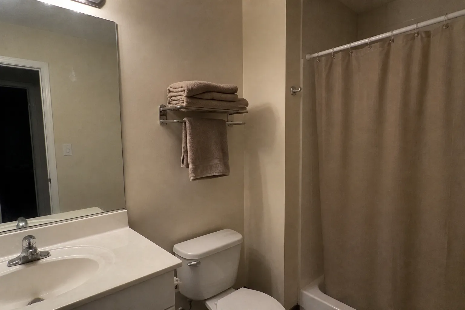 Bathroom after a one-time house cleaning in Fairbanks and Anchorage